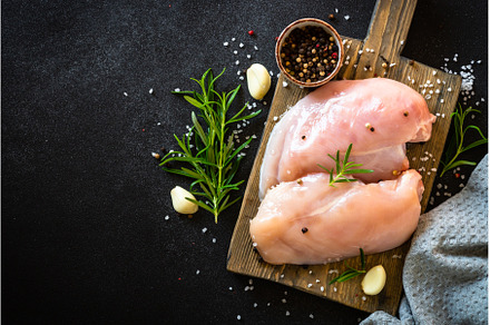 Chicken fillet with spices and herbs, a Food & Drink Photo by Nadia-nb