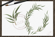 Willow Eucalyptus Illustration, a Decorative Illustration by DioFlow (Thumbnail 3 of 5)