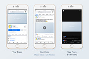Facebook Social Media Mockups Pack, a Social Media Template by Poego Social (Thumbnail 4 of 11)