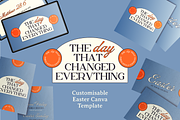 Church Easter Canva Template, a Marketing Template by Greater Worth (Thumbnail 1 of 6)