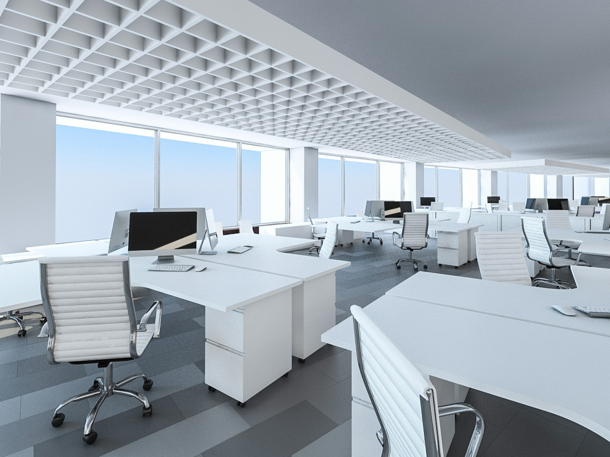 Office Interior, An Architecture 3d Model By Monogroup