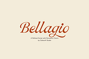 Bellagio – Refined Romantic Script, a Script Font by gafaroff studio (Thumbnail 1 of 7)