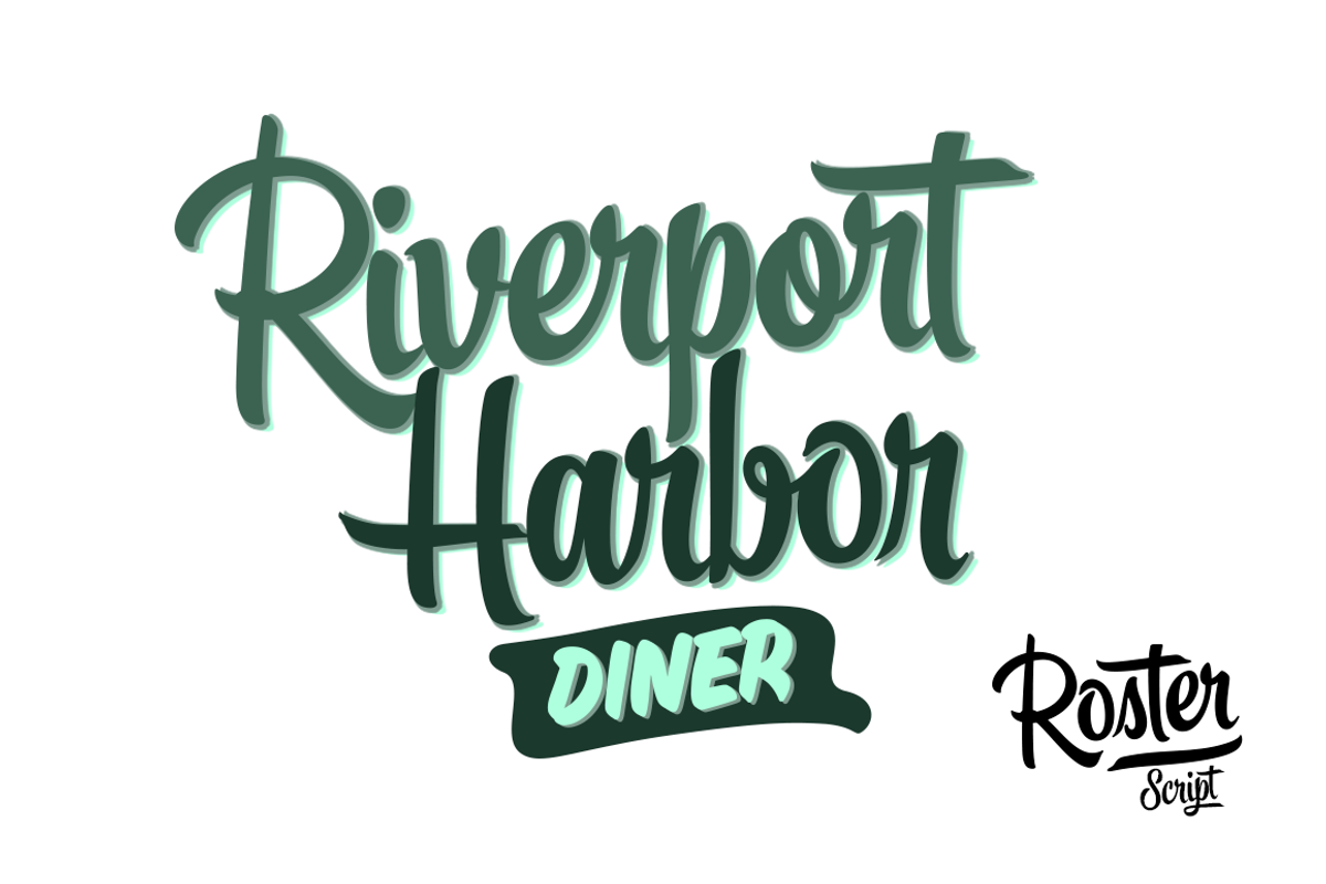 Roster Script + Extras (35% OFF), a Script Font by Fenotype (Photo 14 of 20)