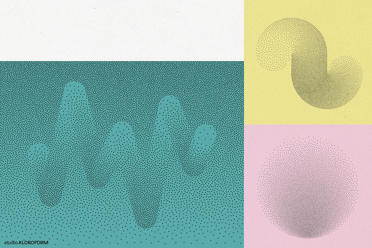 Stipple 2 - 100 dotted objects, an Object Graphic by kloroform (Photo 8 of 21)