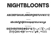 Nightboont - Display Font, a Sans Serif Font by Nian Keun Studio (Thumbnail 5 of 11)