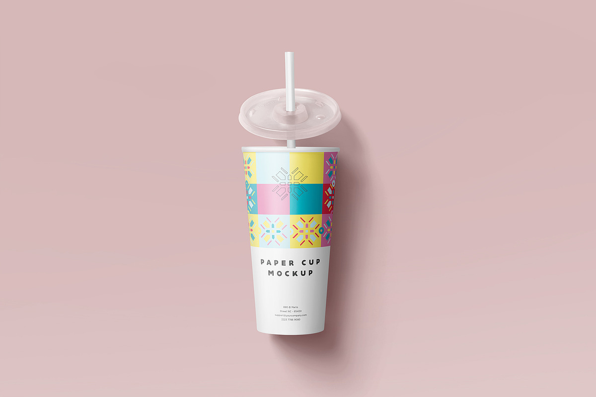 Soda Cup Mockup, a Product Mockup by PixelVoyager (Photo 5 of 11)