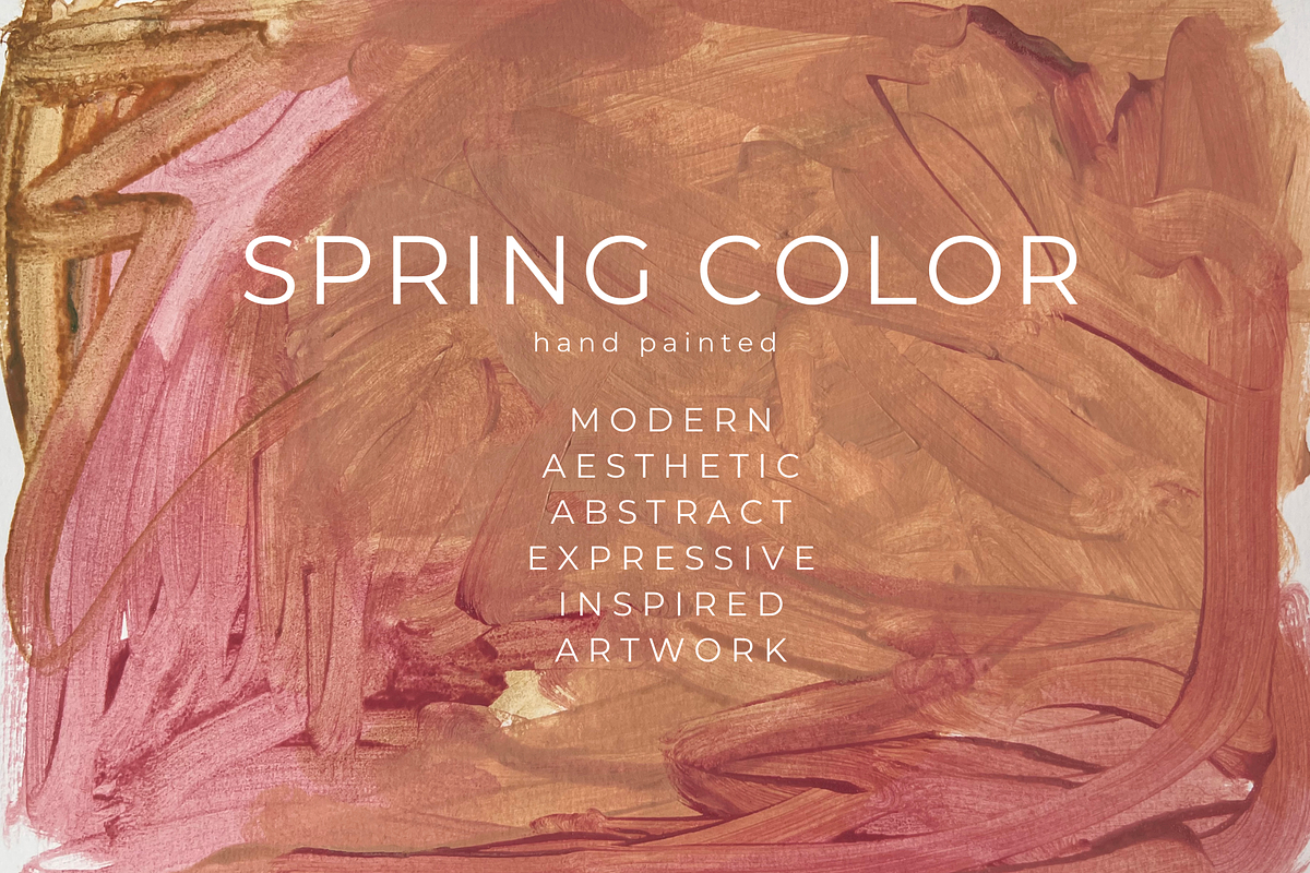 SPRING ABSTRACT PAINTINGS, a Texture Illustration by identity.ART (Photo 1 of 10)