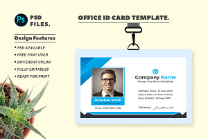Office ID Card Template