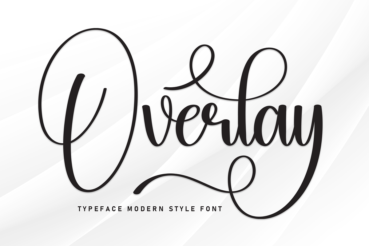 Overlay | Script Font, a Handwritten Font by Scratchones (Photo 1 of 9)