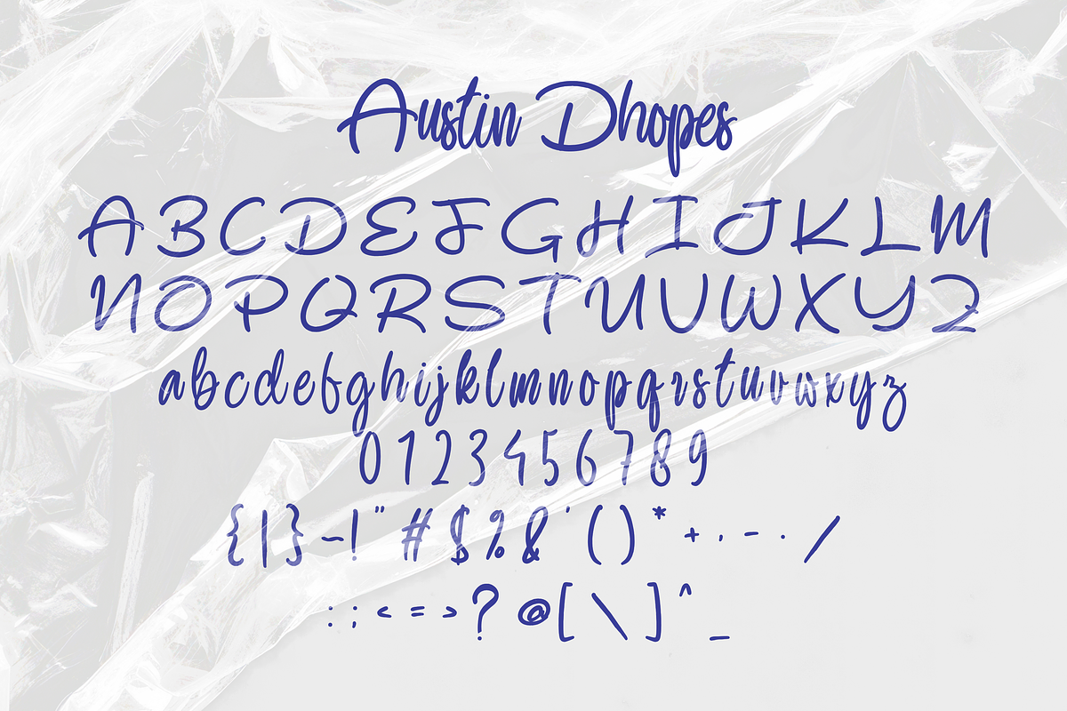 Austin Dhopes, a Script Font by Gatype (Photo 3 of 11)