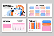 Calendar Infographic, a Presentation Template by Mighty-Slide (Thumbnail 2 of 7)