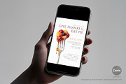 Thanksgiving Invite Canva Temp - 21, a Marketing Template by BloomToLife By Dona (Thumbnail 5 of 5)