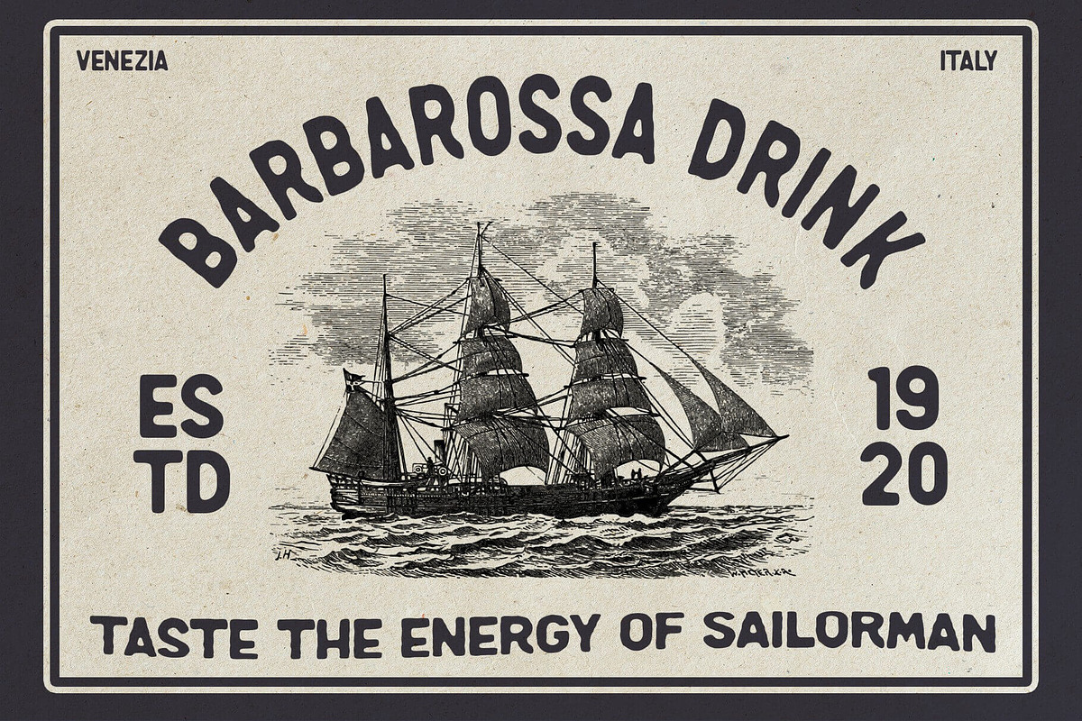 Wrecks - Vintage Font, a Handwritten Font by Koplexs Studio (Photo 7 of 10)