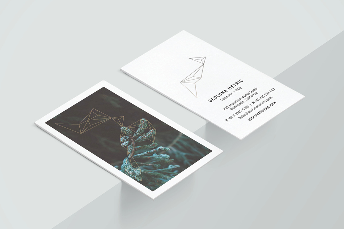 GEOLUNA1 Business Card Template, a Business Card Template by TheOutcrop (Photo 3 of 6)