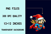 Christmas Baby Dog Sublimation Clipa, an Illustration by SVGArt (Thumbnail 8 of 8)