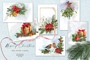 Magic of Christmas holiday clipart, a Seasonal Illustration by Vasmila (Thumbnail 8 of 16)