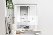 Frame mockup, minimalist mock up, a Print Template by VISTYLE STUDIO (Thumbnail 1 of 2)