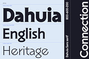 Dahuia - Sans Serif Font, a Sans Serif Font by Concepta Digital (Thumbnail 6 of 11)