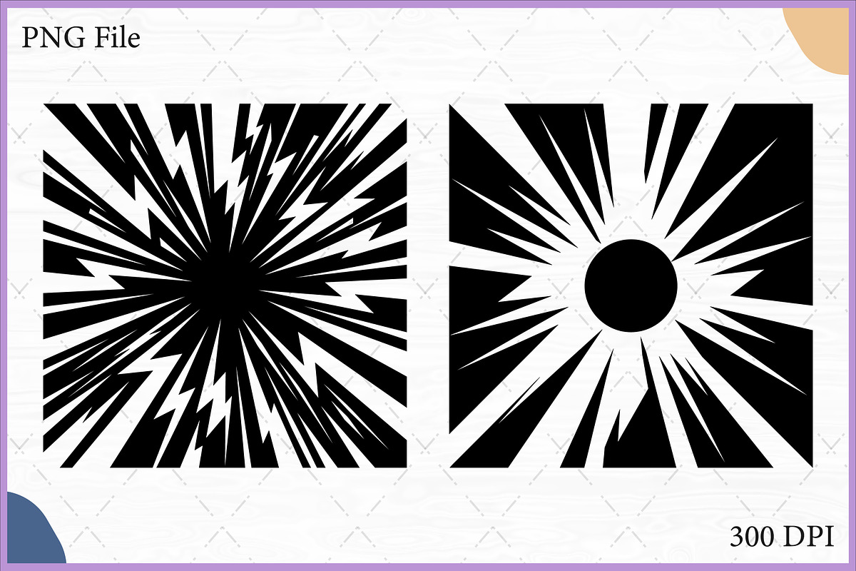 Radial Speed Line Explosion Vector, a Background Graphic by Gfx Expert Team (Photo 1 of 3)