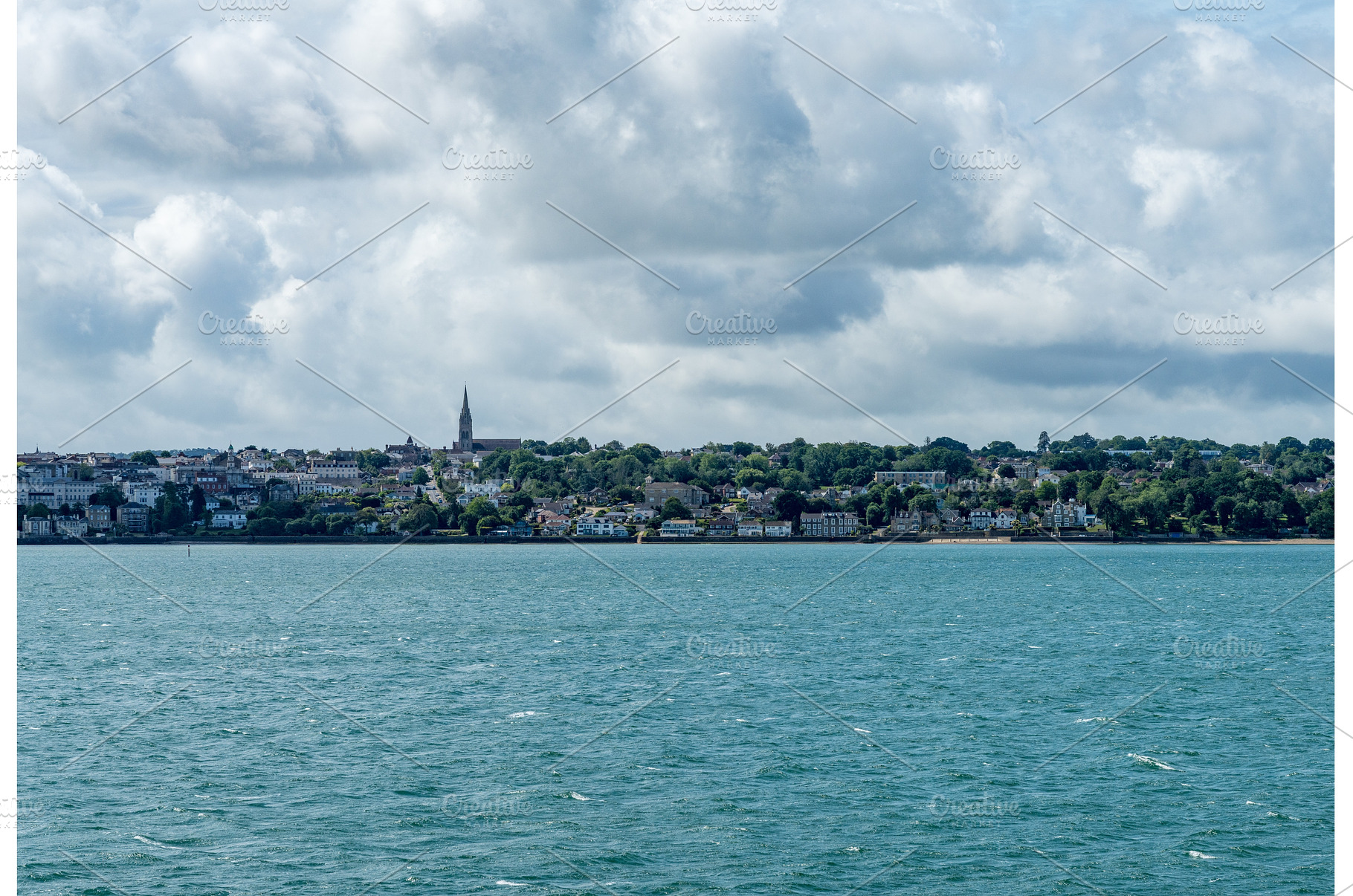 Skyline of Ryde on the Isle of Wight, an Architecture Photo by Backyard Stock
