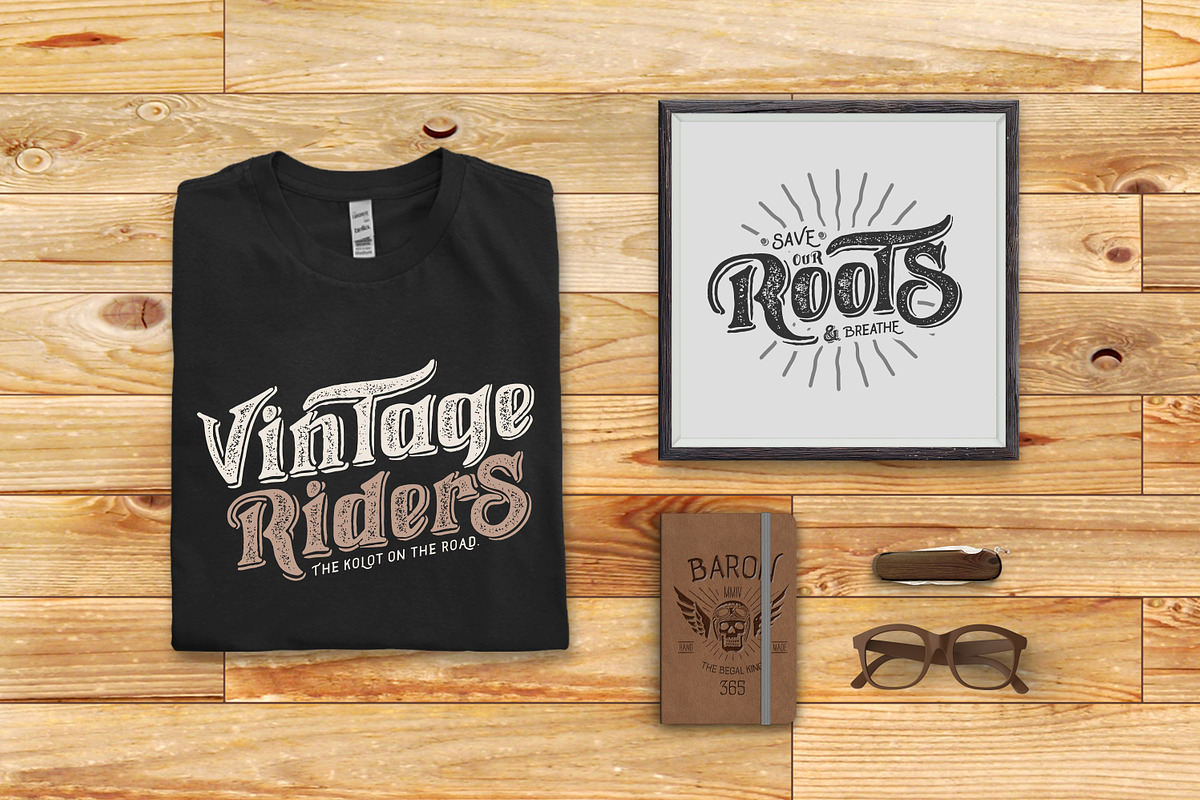 Weinston Typeface + Extras preview 6