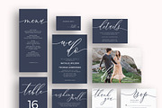 Modern We Do Script Navy Blue, an Invitation Template by Inkpower (Thumbnail 1 of 7)