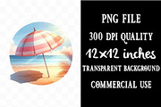 Watercolor Girly Summer Clipart, an Illustration by Designking (Thumbnail 4 of 5)