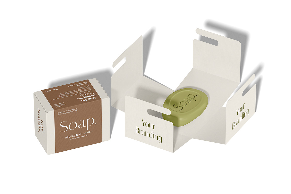 Soap Box Packaging Mockup, a Packaging Mockup by Unerispace (Photo 3 of 5)