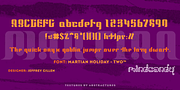 Martian Holiday™, a Font by MINDCANDY (Thumbnail 3 of 4)