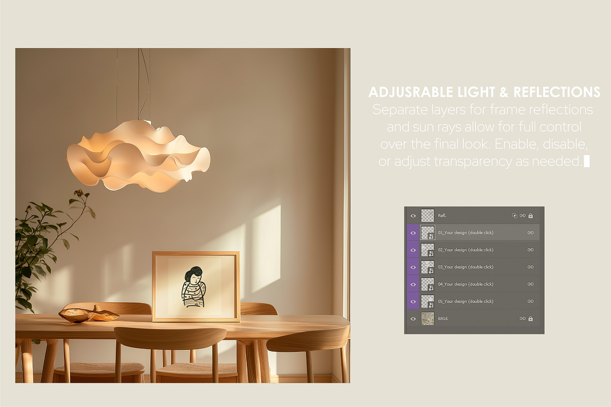 HONEY ALMOND | Frame mockup set, a Household Mockup by SCHÉRI (Photo 8 of 17)