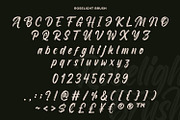 Roselight Brush, a Script Font by din-studio.com (Thumbnail 9 of 16)