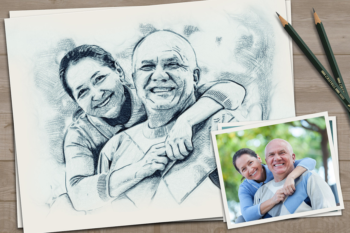 Sketch Art, an Action Add-On by g design (Photo 3 of 12)