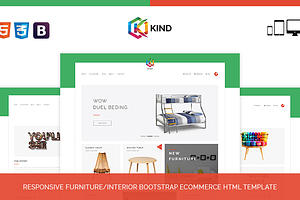 Kind - Furniture HTML Template, a Shopify Template by ThemeTidy Shopify Agency