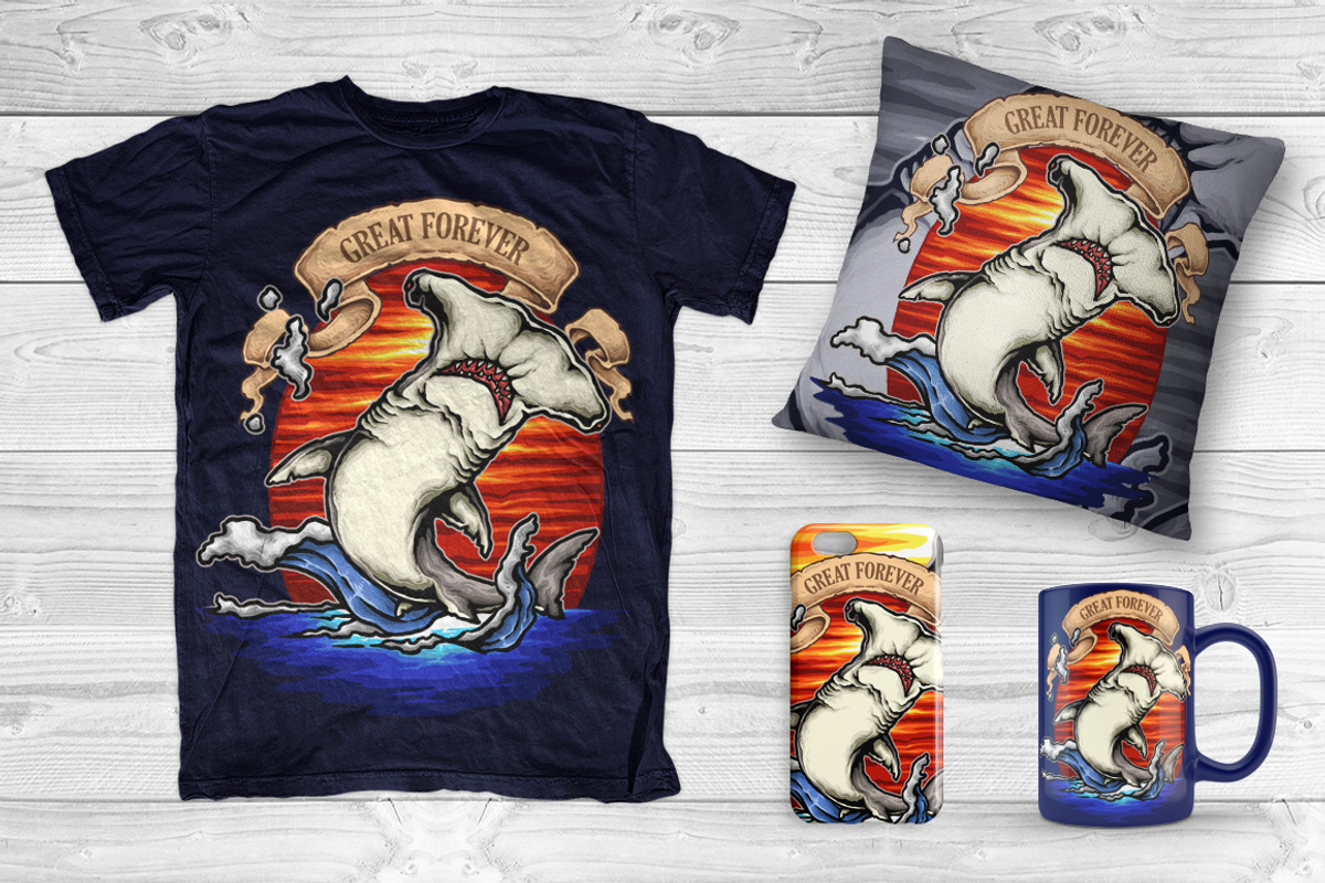 King Of The Ocean, an Animal Illustration by TSV Art Collective (Photo 2 of 3)