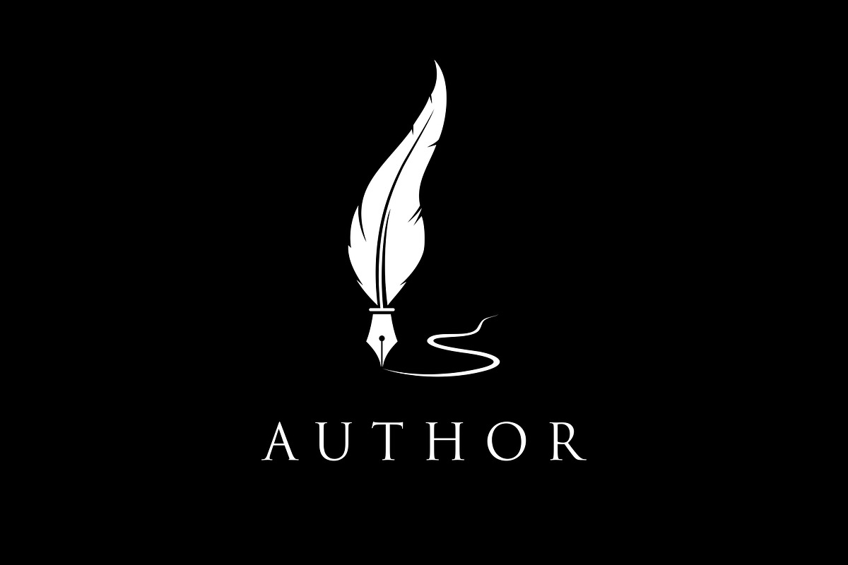 Author Feather Quill Pen Logo, a Branding & Logo Template by ika trisiana