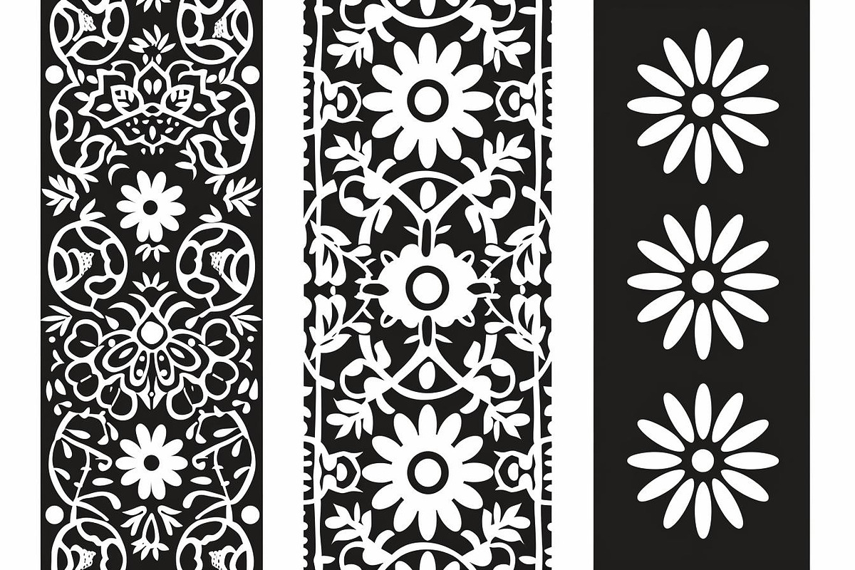 floral laser cut bundle, flower, a Graphic by Creativeshirt (Photo 4 of 8)