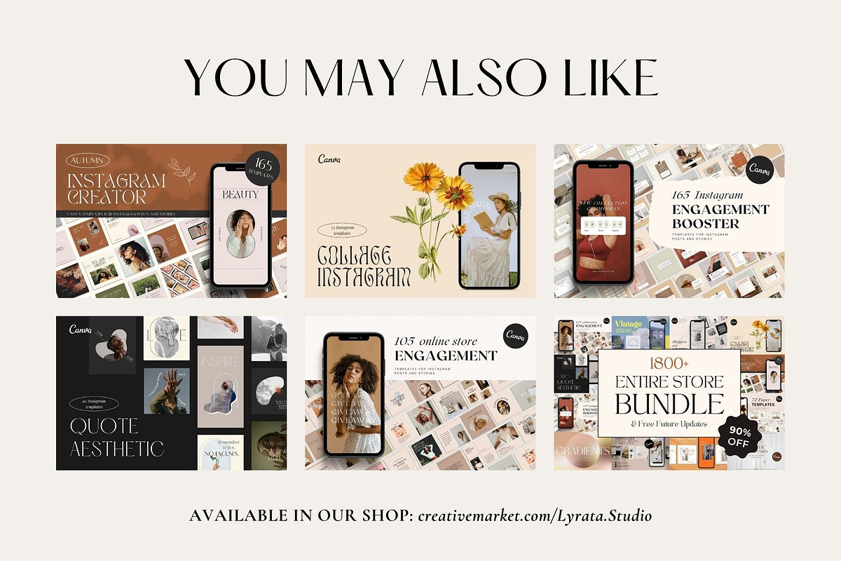 Minimalist Social Media Pack | CANVA, a Social Media Template by Lyrata Studio (Photo 15 of 15)