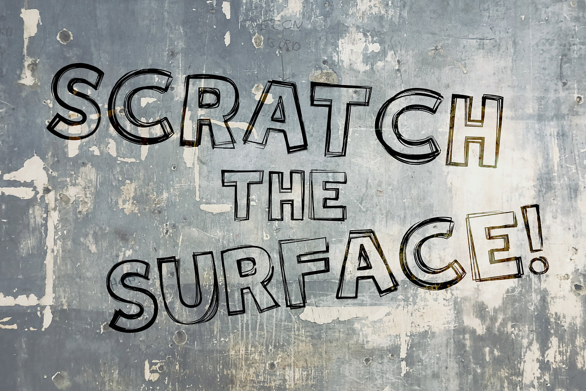 Scratchout - Hand-Drawn Typeface, a Handwritten Font by xyGraphic (Photo 5 of 9)