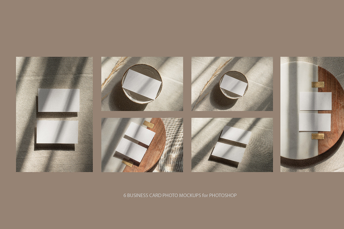 Fawn Business Card Mockup Bundle, a Business Card Template by Frame Space Studio (Photo 2 of 2)