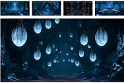 Orchard of Forgotten Moons Cliparts, a Decorative Illustration by ThatsDesignArt (Thumbnail 10 of 14)