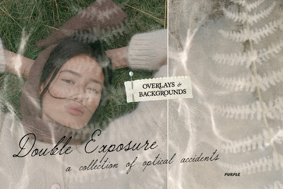 Double Exposure Overlays Backgrounds, a Texture Graphic by Purple (Photo 5 of 12)