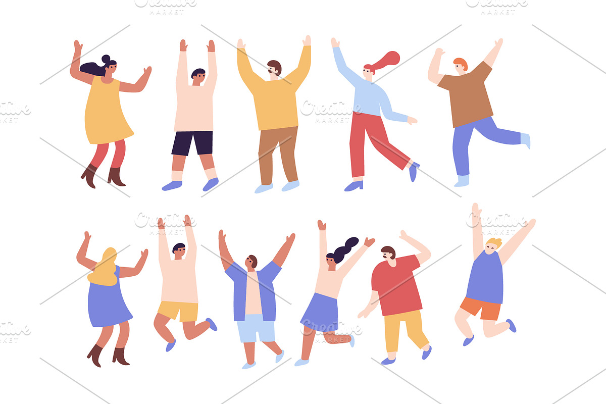 Cute Tiny People vector bundle, a Person Illustration by Vector_Art (Photo 7 of 14)