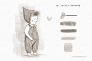 Pencils brushes & canvas Procreate, a Brush Add-On by polikarpovaart (Thumbnail 11 of 16)
