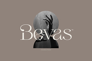 Bevas, a Serif Font by vuuuds
