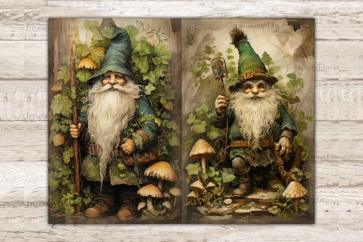 St. Patrick's Day Junk Journal Page, a Seasonal Illustration by GlamArtZhanna (Photo 7 of 10)