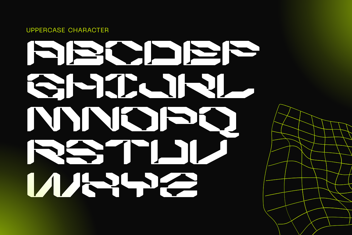 Agor Techno -  Branding Logo Font, a Sans Serif Font by Nirmana Visual (Photo 4 of 9)
