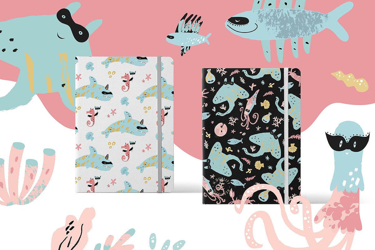 Sea carnival. Graphic Collection, an Animal Illustration by Maru_art (Photo 10 of 14)