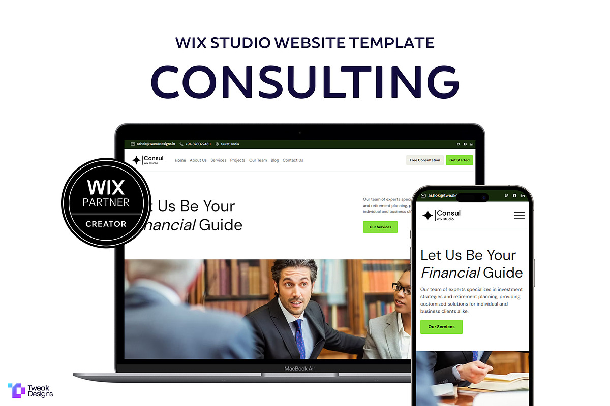 Consul - Wix Studio Template, a Wix Template by TweakDesigns (Photo 1 of 5)
