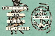 Sailor Mate's Rope Brushes II, a Brush Add-On by BAD TASTE (Thumbnail 1 of 5)