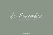 De Novembre Sleek Signature Script, a Script Font by Angele Kamp (Thumbnail 1 of 5)